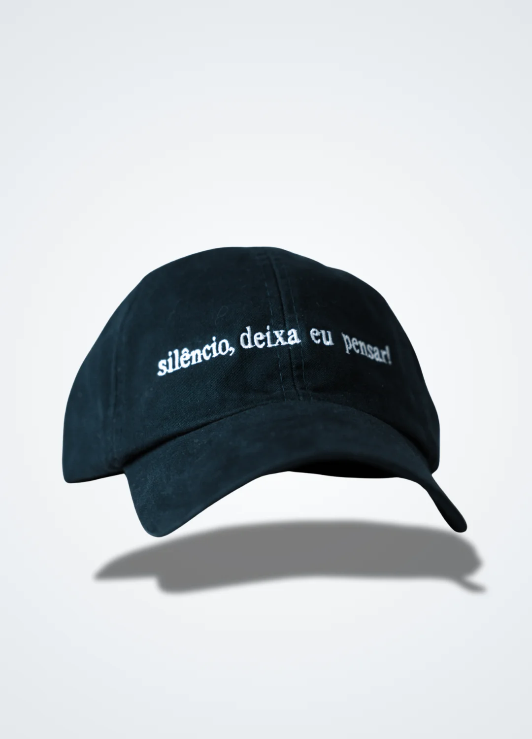 Boné Silêncio, deixa eu pensar! - Preto